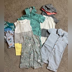 Baby Boy Summer Clothes Bundle 24m